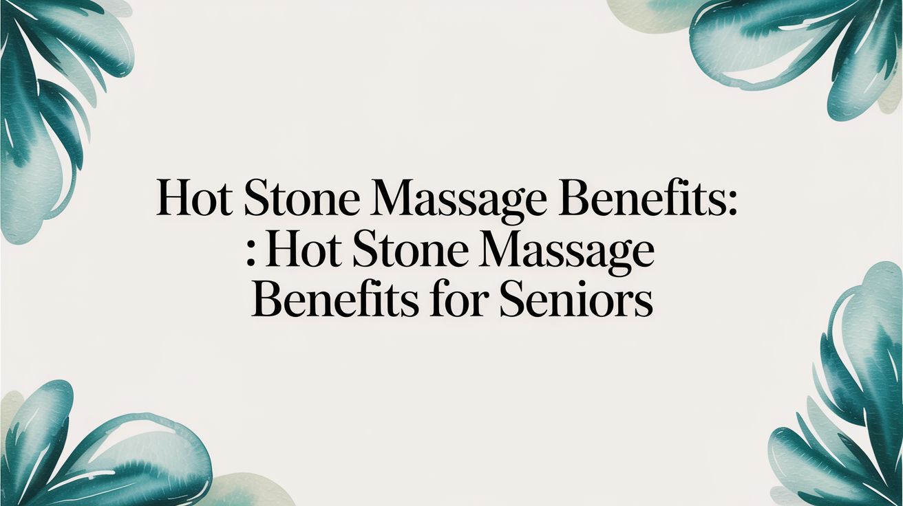 Hot Stone Massage Benefits for Seniors: A Guide to Therapeutic Warmth