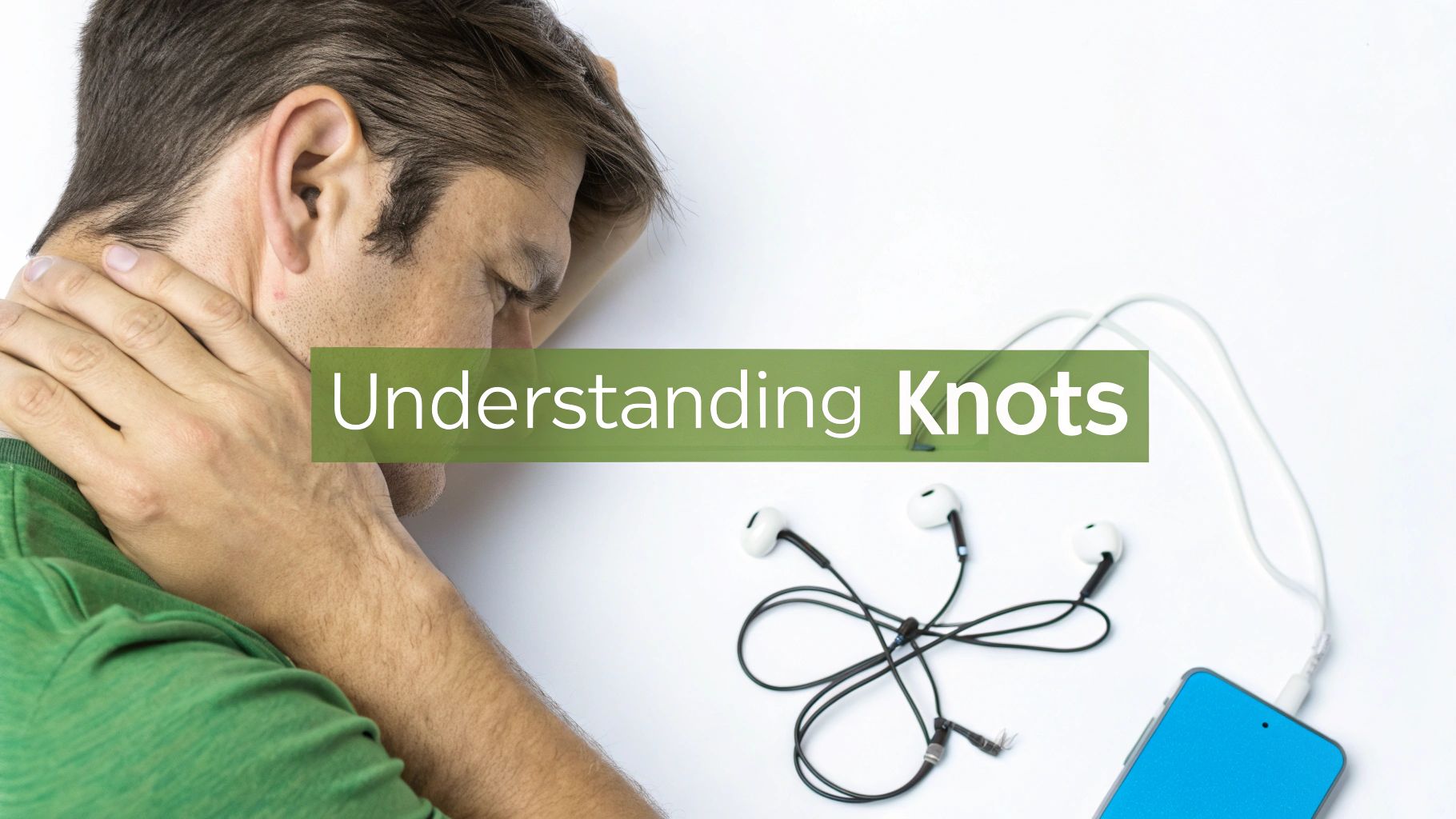 Illustration of muscle fibres forming knots