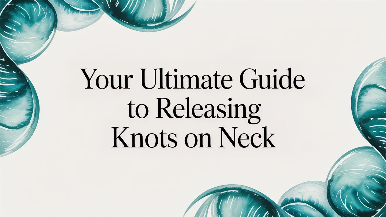 Your Ultimate Guide to Releasing Knots On Neck