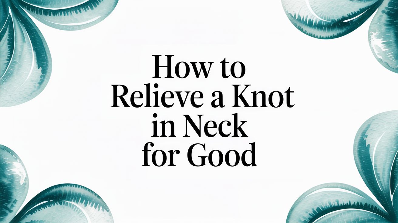 How to Relieve a Knot in Your Neck for Good