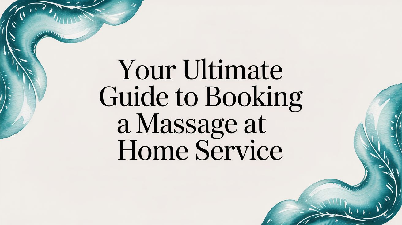 Your Ultimate Guide to Booking a Massage at Home Service