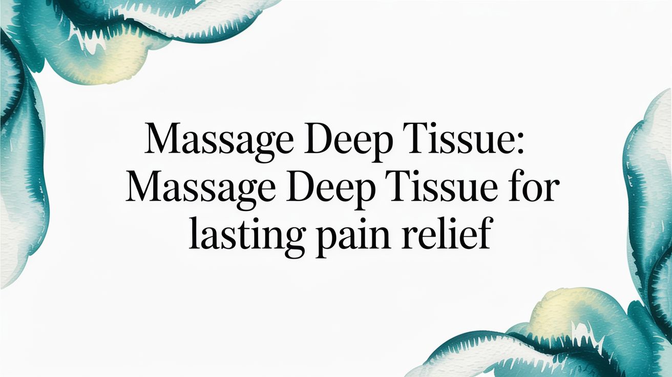 Deep Tissue Massage: Lasting Pain Relief in Brampton, Toronto, and Beyond