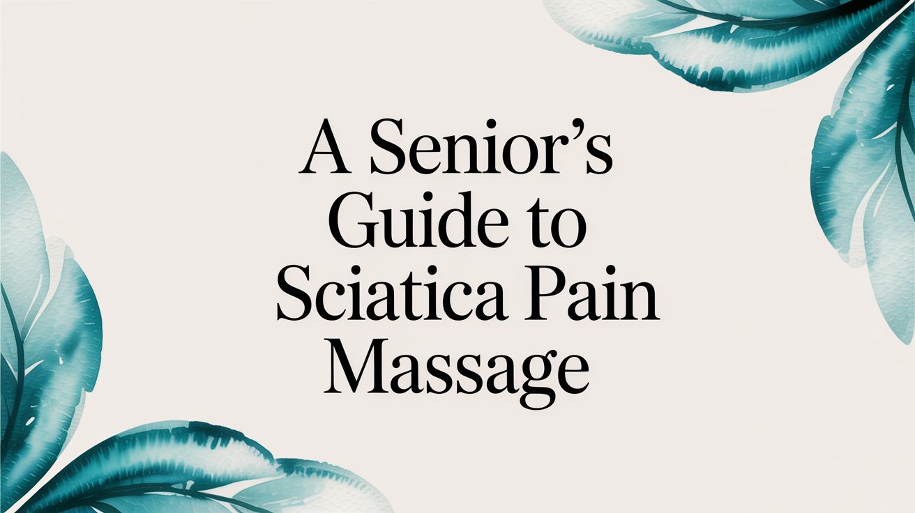 A Senior’s Guide to Sciatica Pain Massage