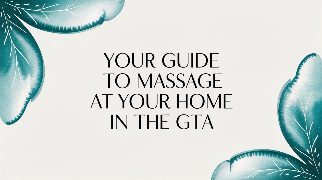 Your Guide to Massage at Your Home in the GTA