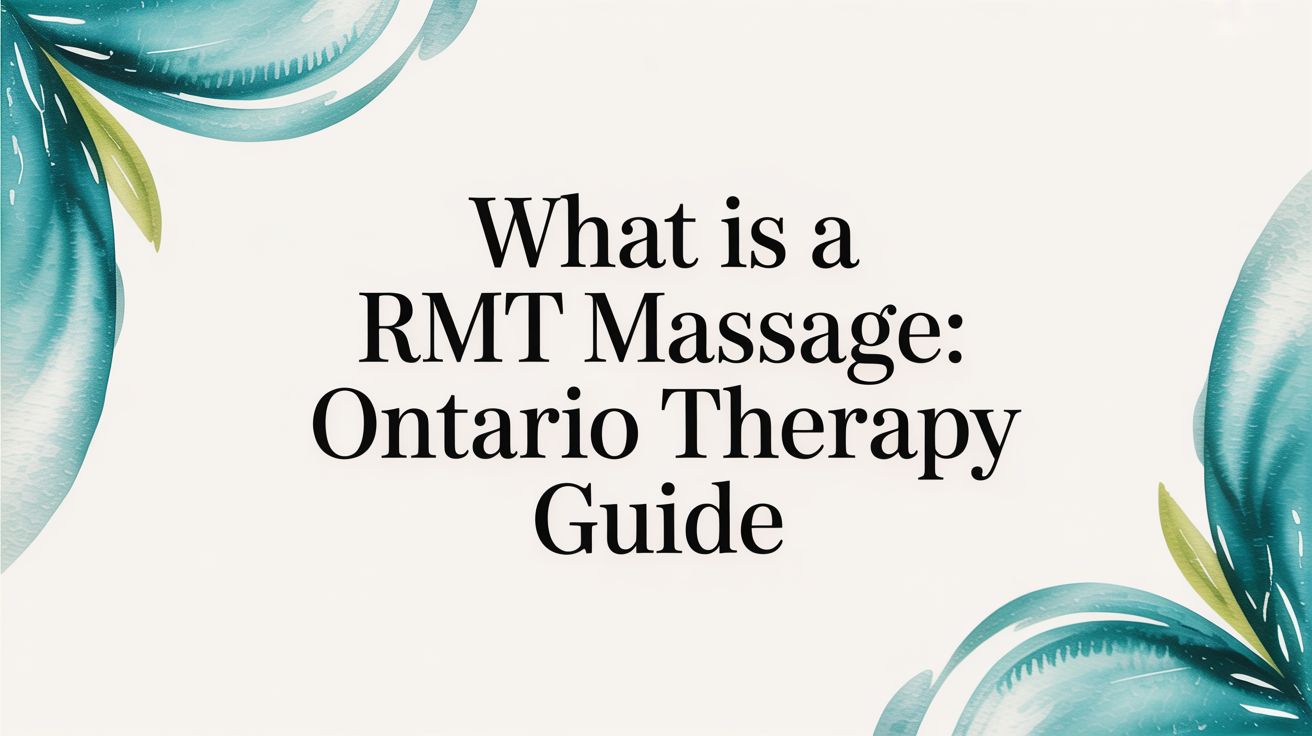 what is a rmt massage: Ontario Therapy Guide
