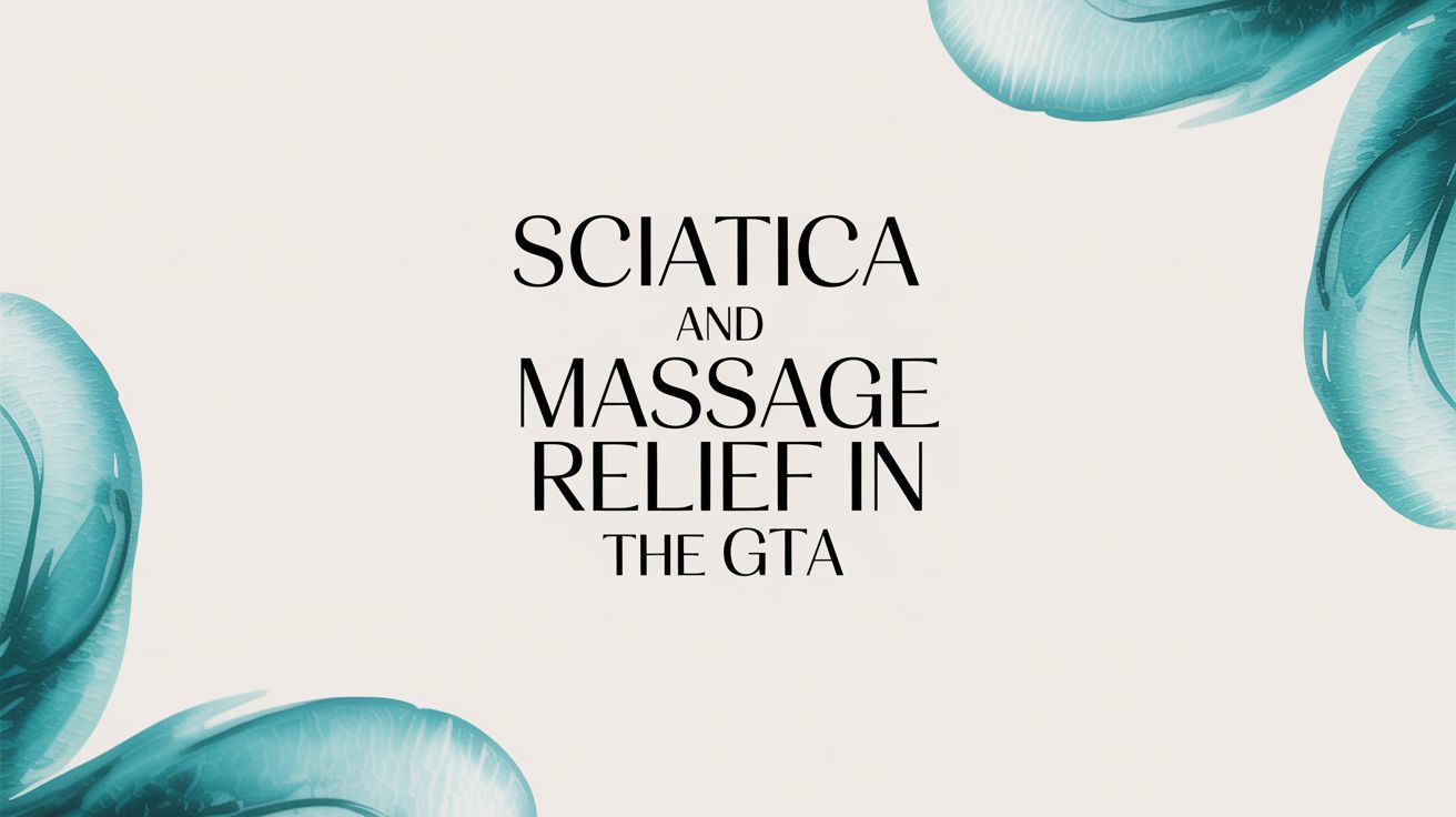 Sciatica and Massage Relief in the GTA