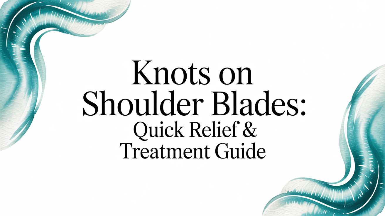 knots on shoulder blades: Quick Relief & Treatment Guide