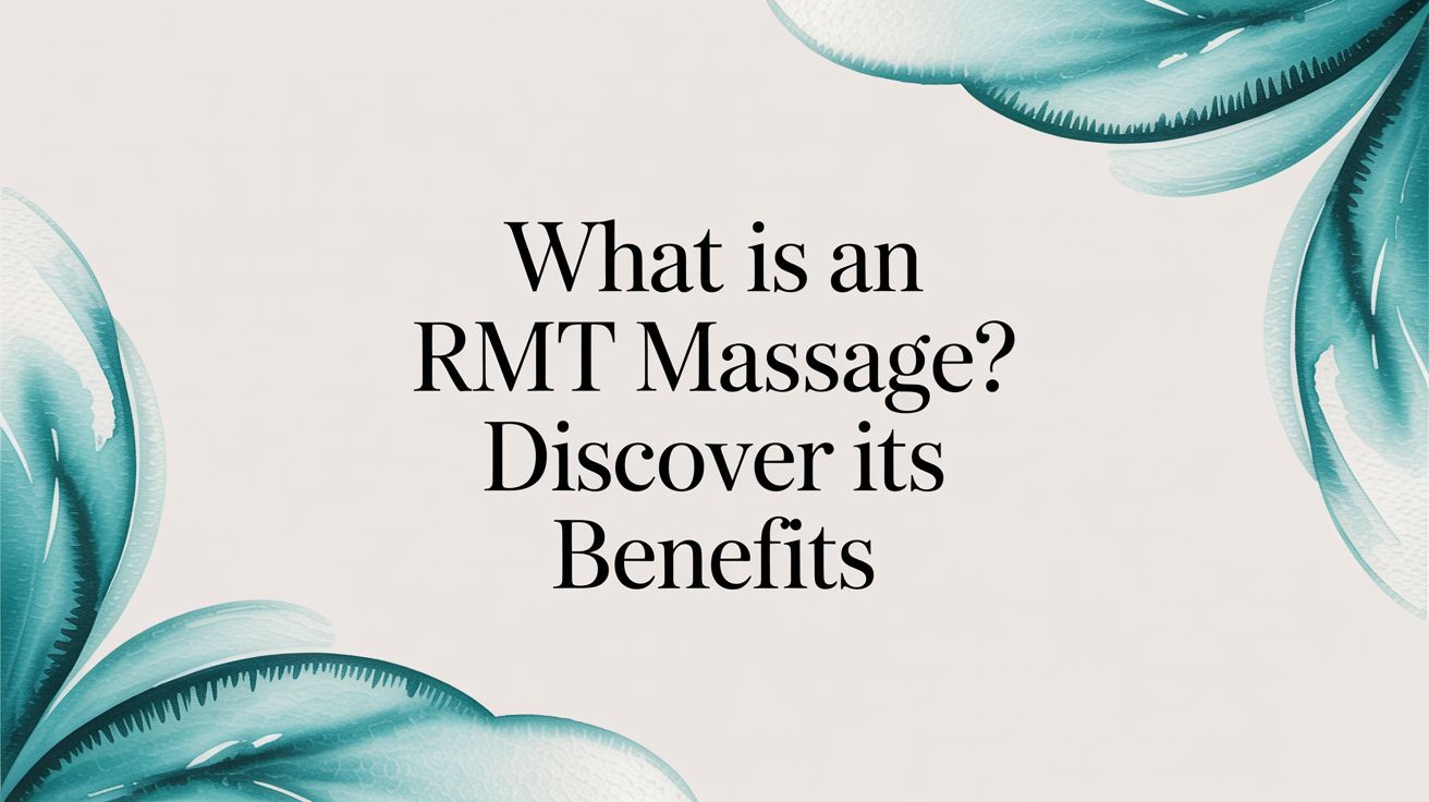 What is an RMT Massage? A Guide to Therapeutic Healing