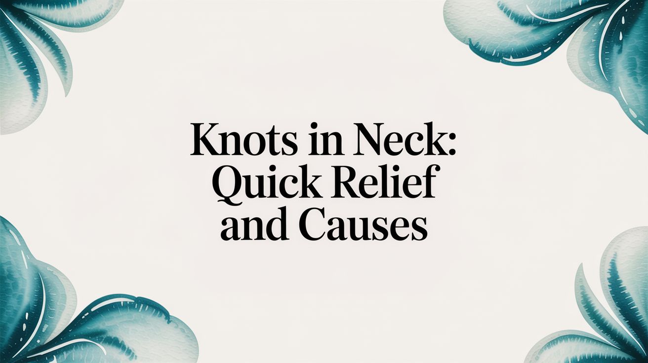 Knots in Neck: Quick Relief and Causes