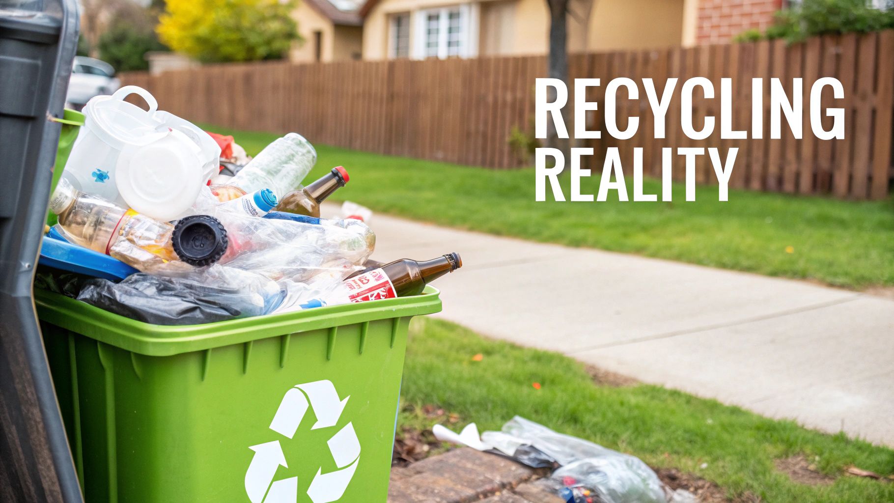 A clean, organized pile of crushed PET plastic bottles ready for recycling.