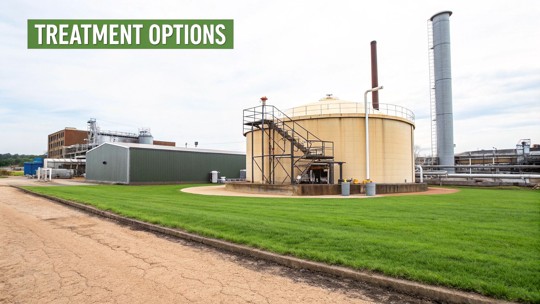 Chemical waste treatment facility