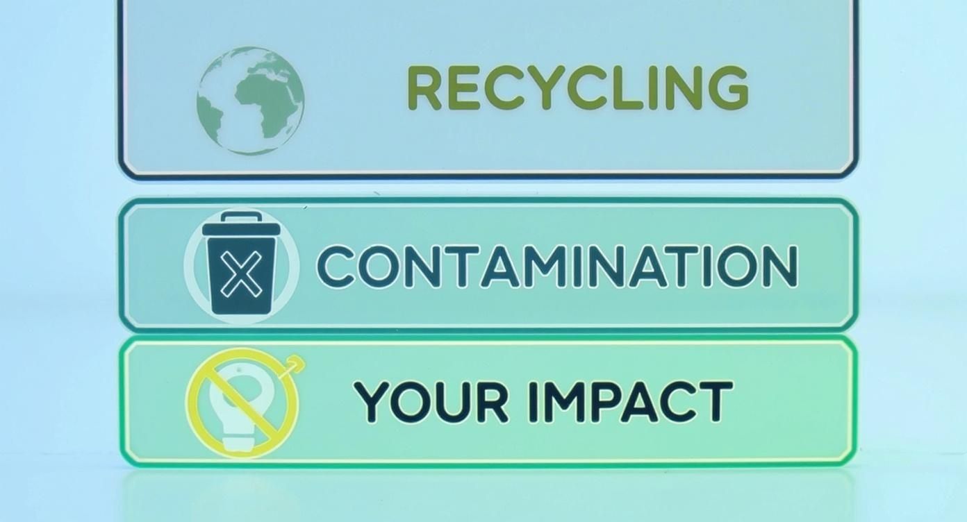 Infographic about how to recycle plastic bottles