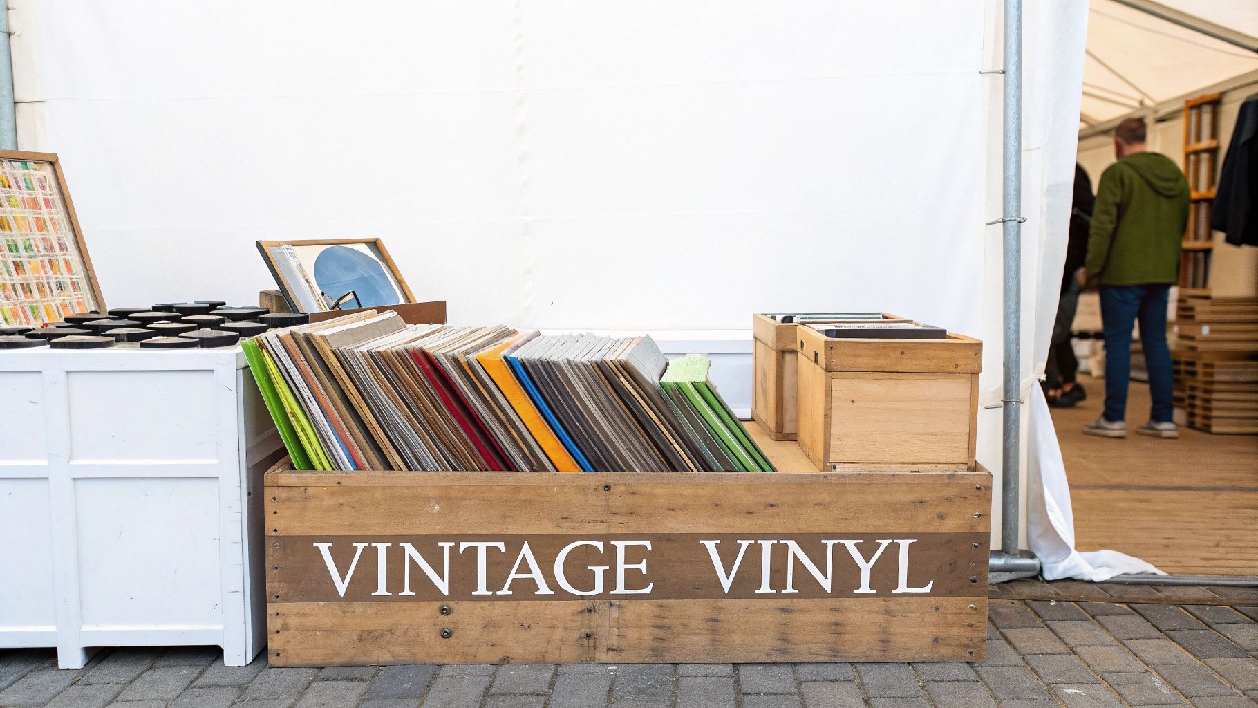 Books and Vinyl Records