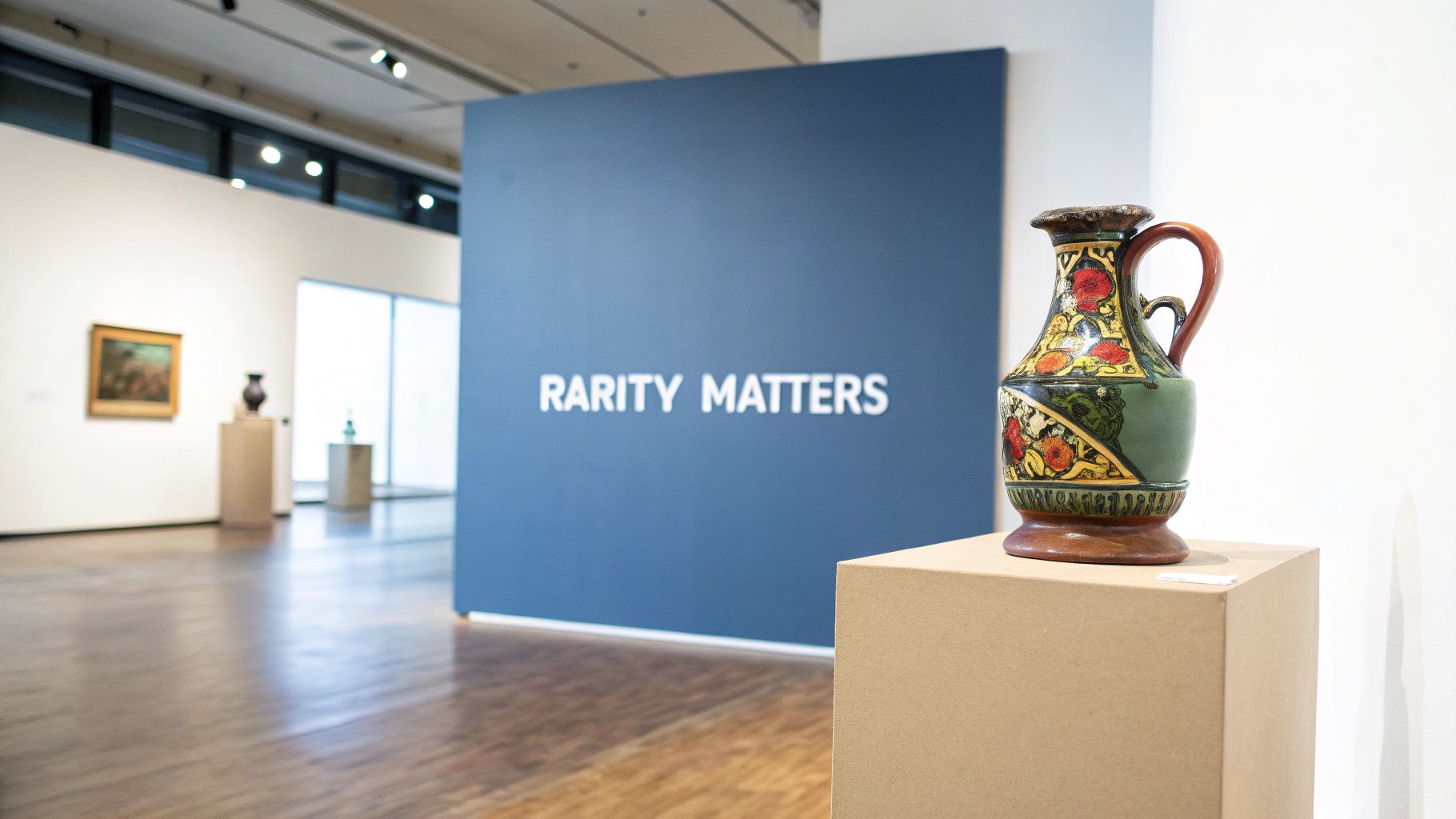 A rare Toby jug featuring a unique character, displayed against a simple background to highlight its details.