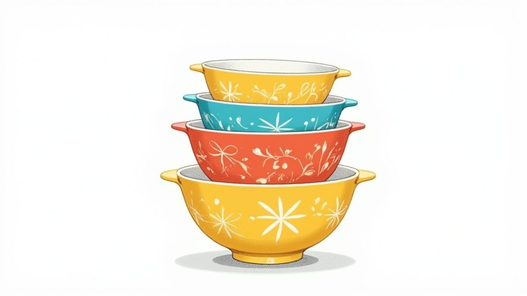 Vintage Pyrex and Corningware