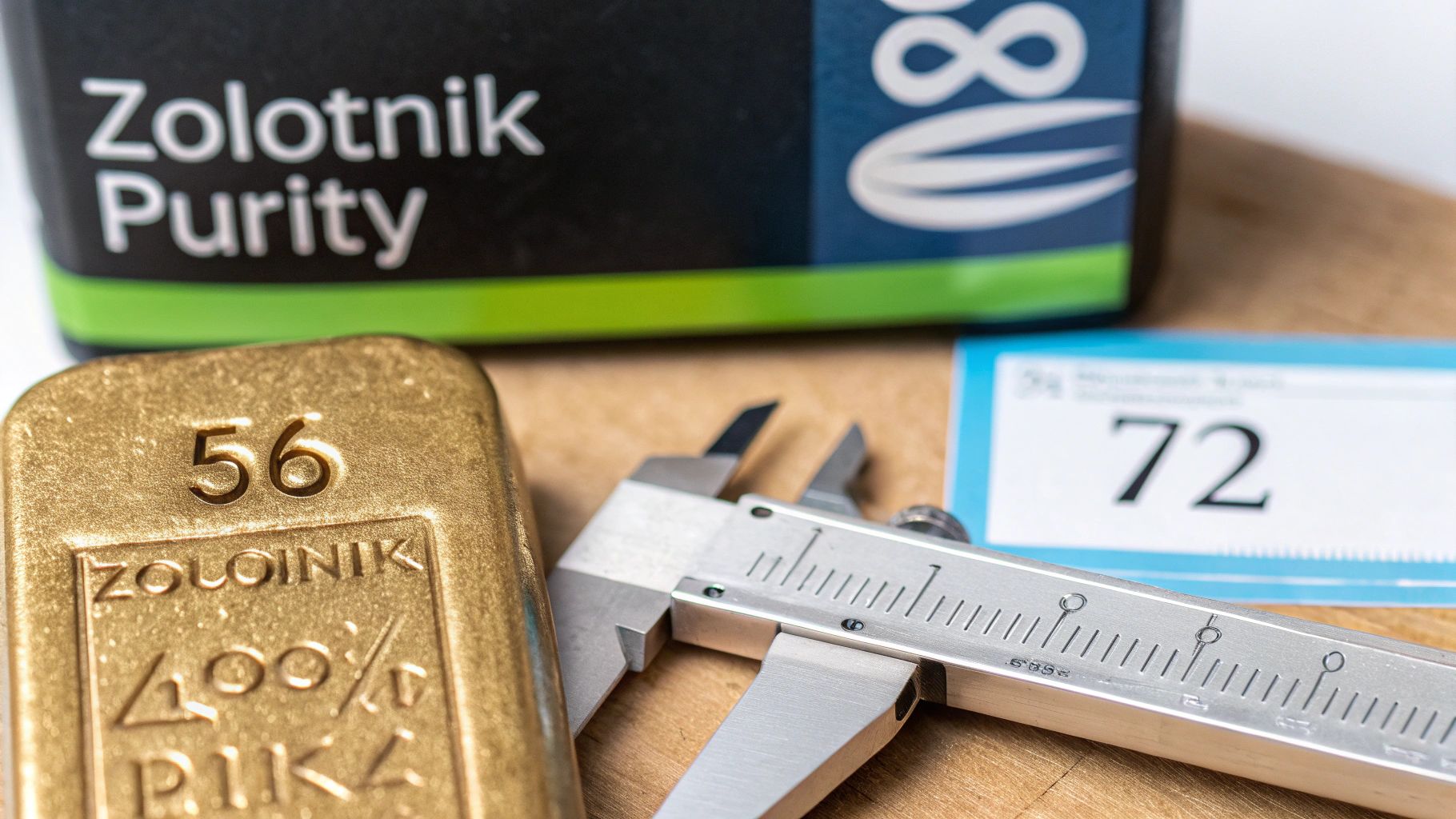 A close-up of intricate Fabergé gold hallmarks stamped on a vintage piece