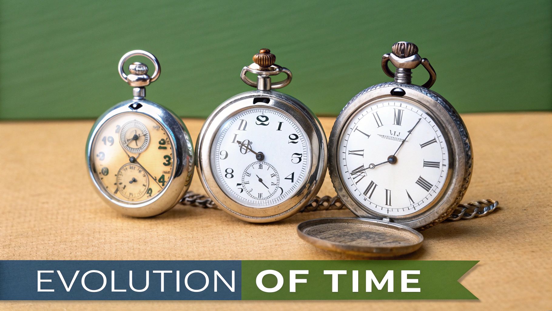 A detailed close-up of an antique silver pocket watch, highlighting the craftsmanship of its era.