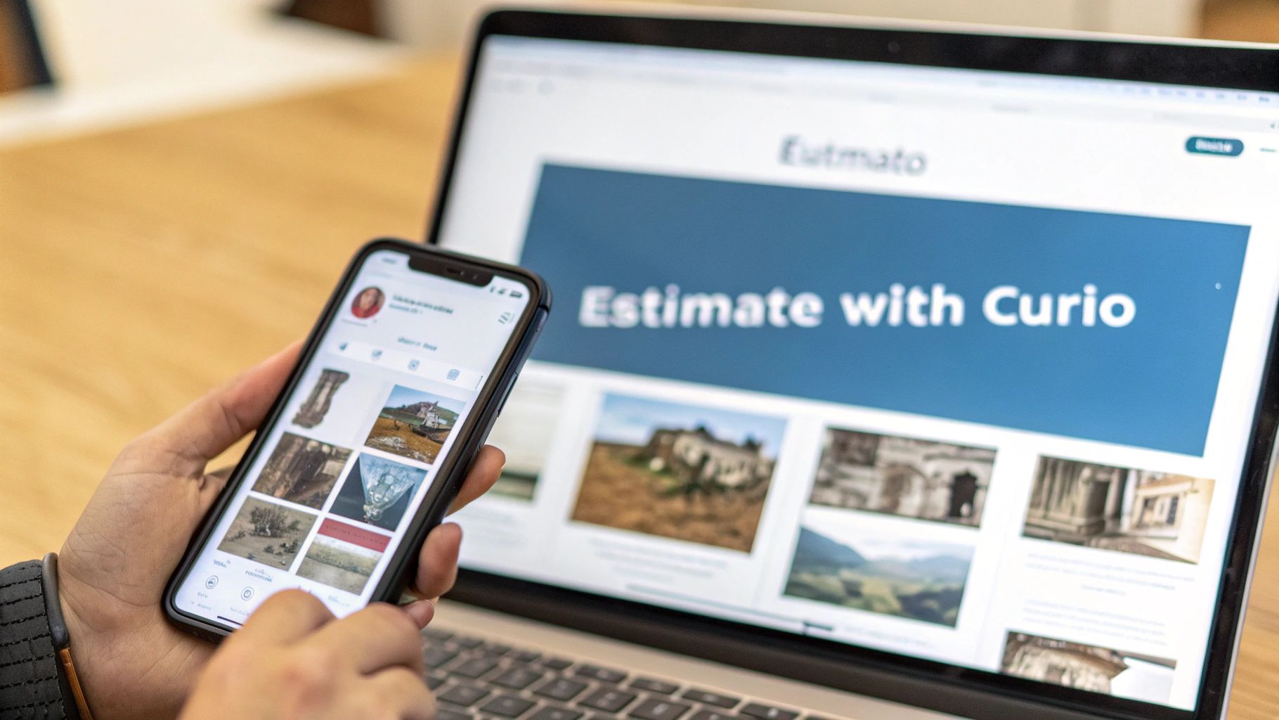 Screenshot from https://curio.example.com/screenshot