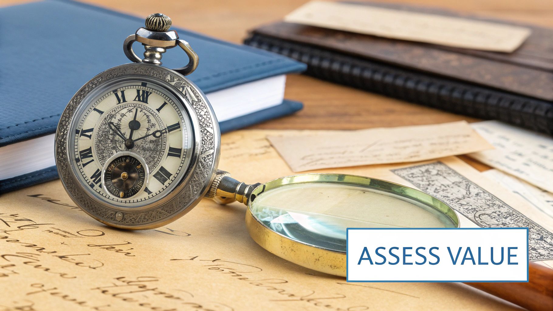A beautiful antique silver pocket watch open to display its intricate face and hands.