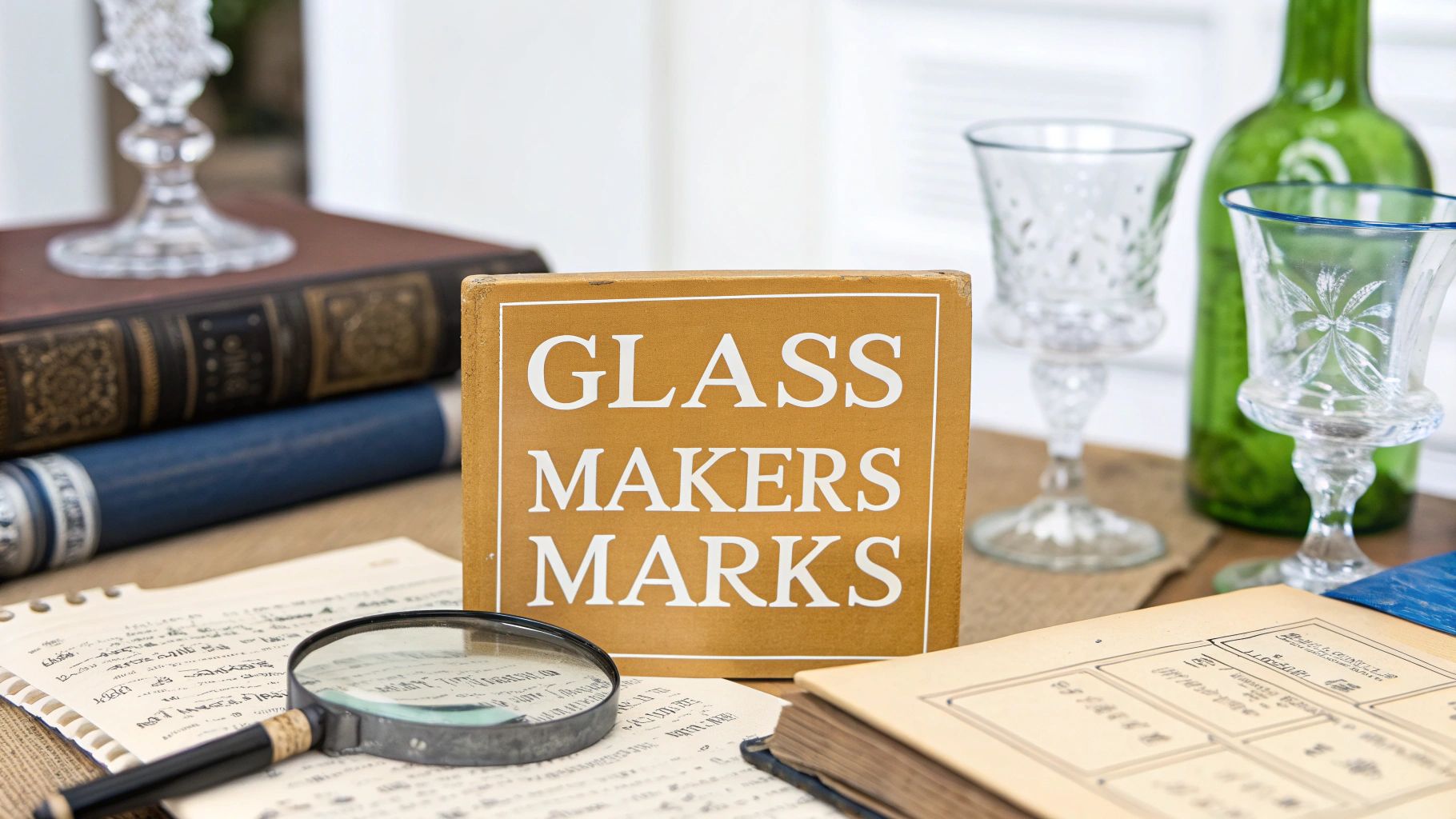 Guide to Antique Glass Makers Marks
