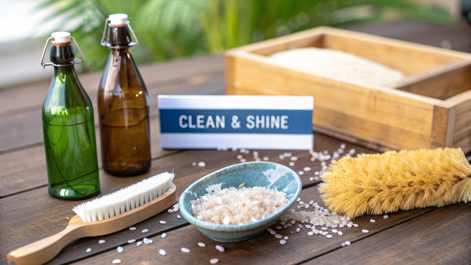 How to Clean an Old Glass Bottle and Make It Shine