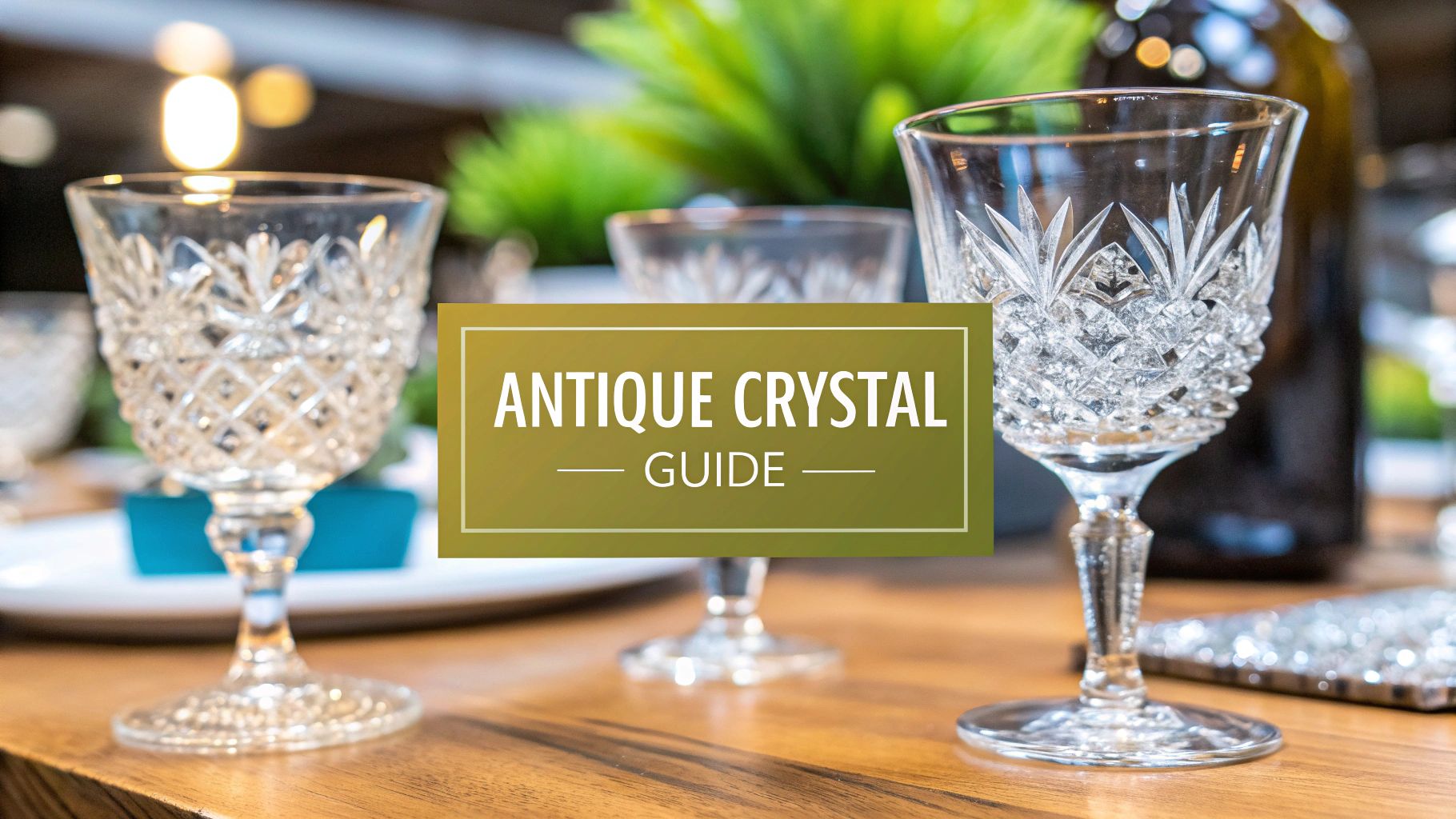 A Guide to Antique Crystal Glasses