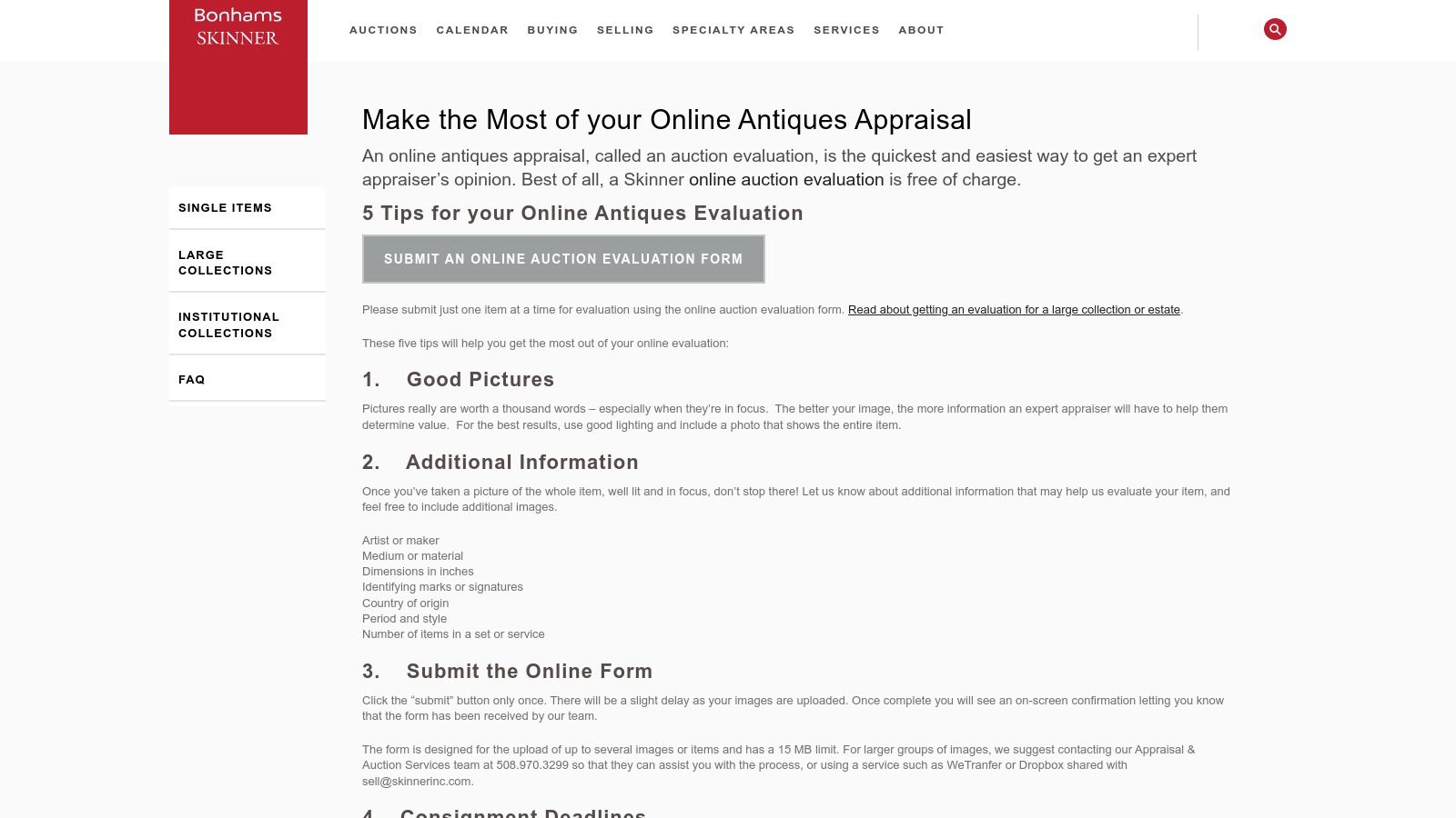 Bonhams Skinner (formerly Skinner) — Free Online Antiques Evaluation