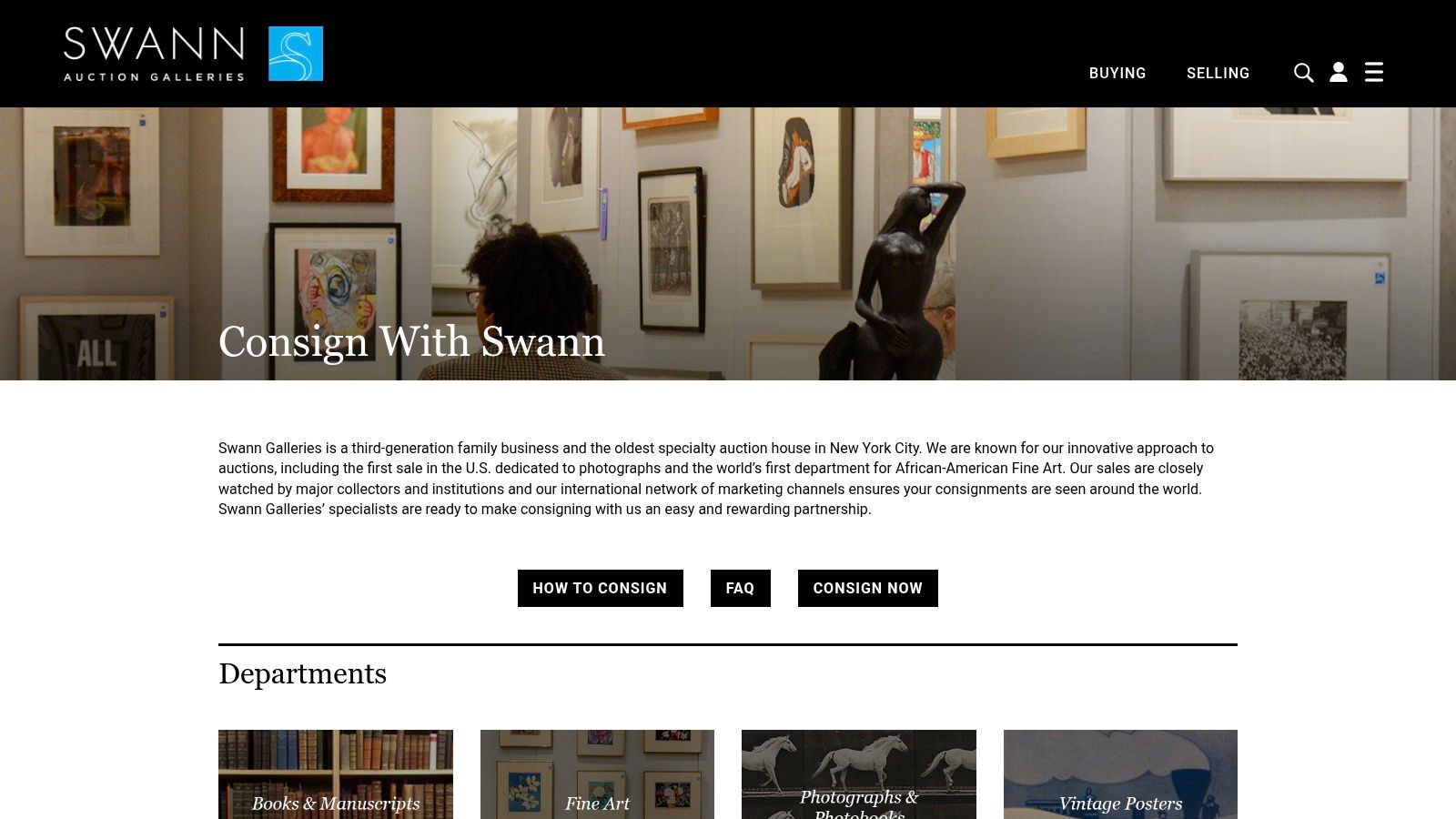 Swann Auction Galleries — Consign and Get an Estimate