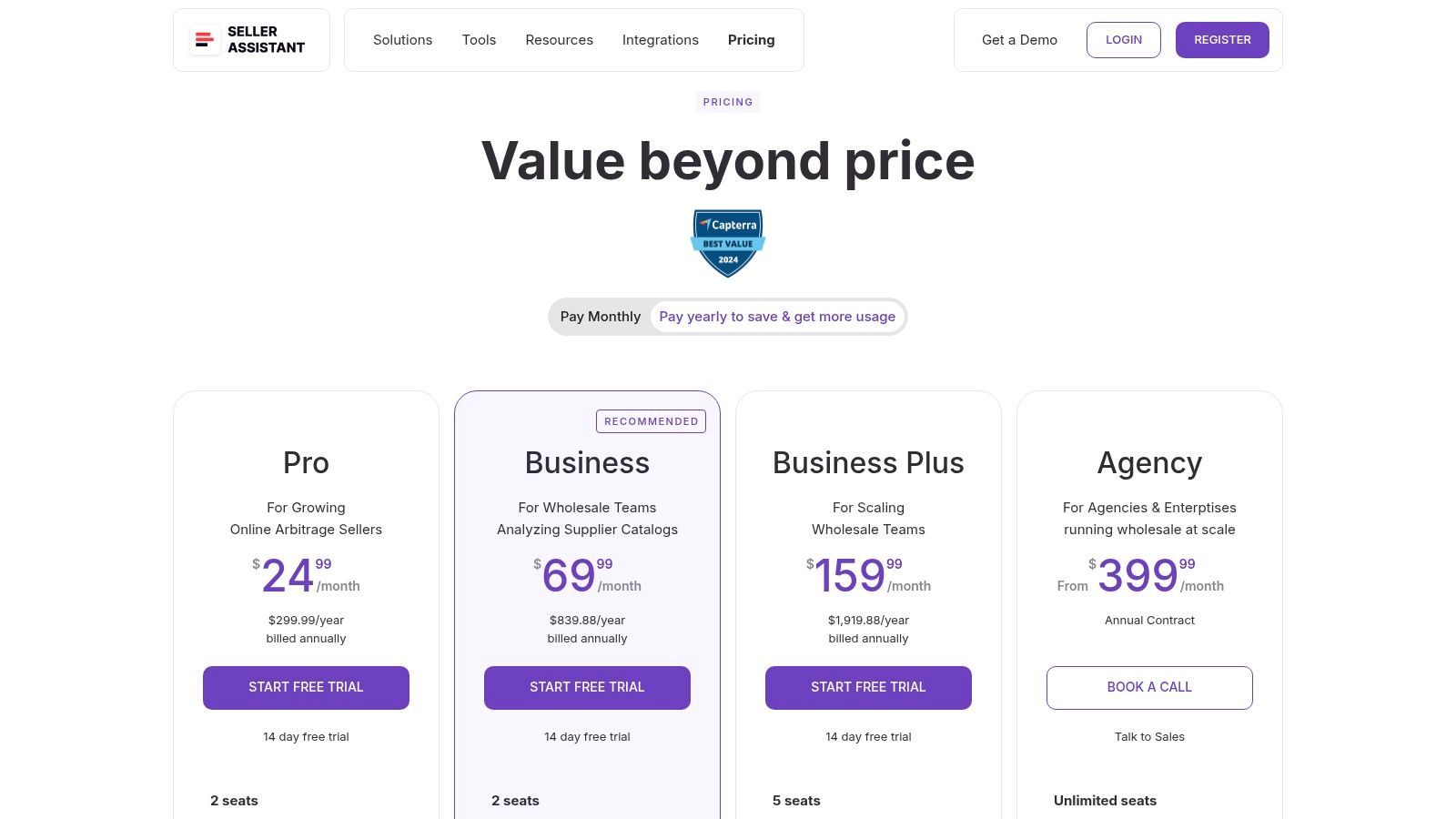 Seller Assistant App
