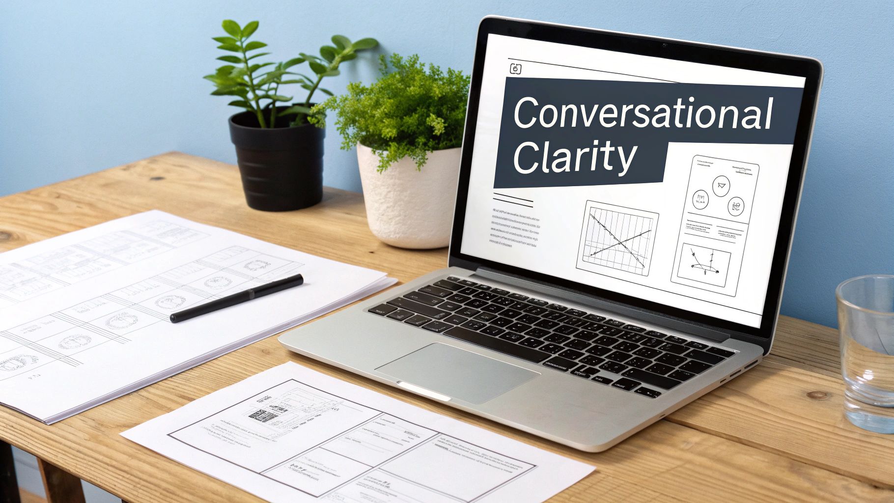 Engaging chat UI example