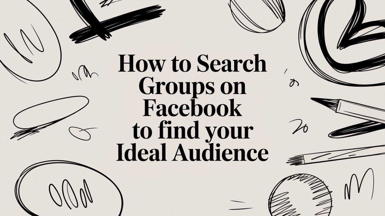 How to Search Groups on Facebook to Find Your Ideal Audience