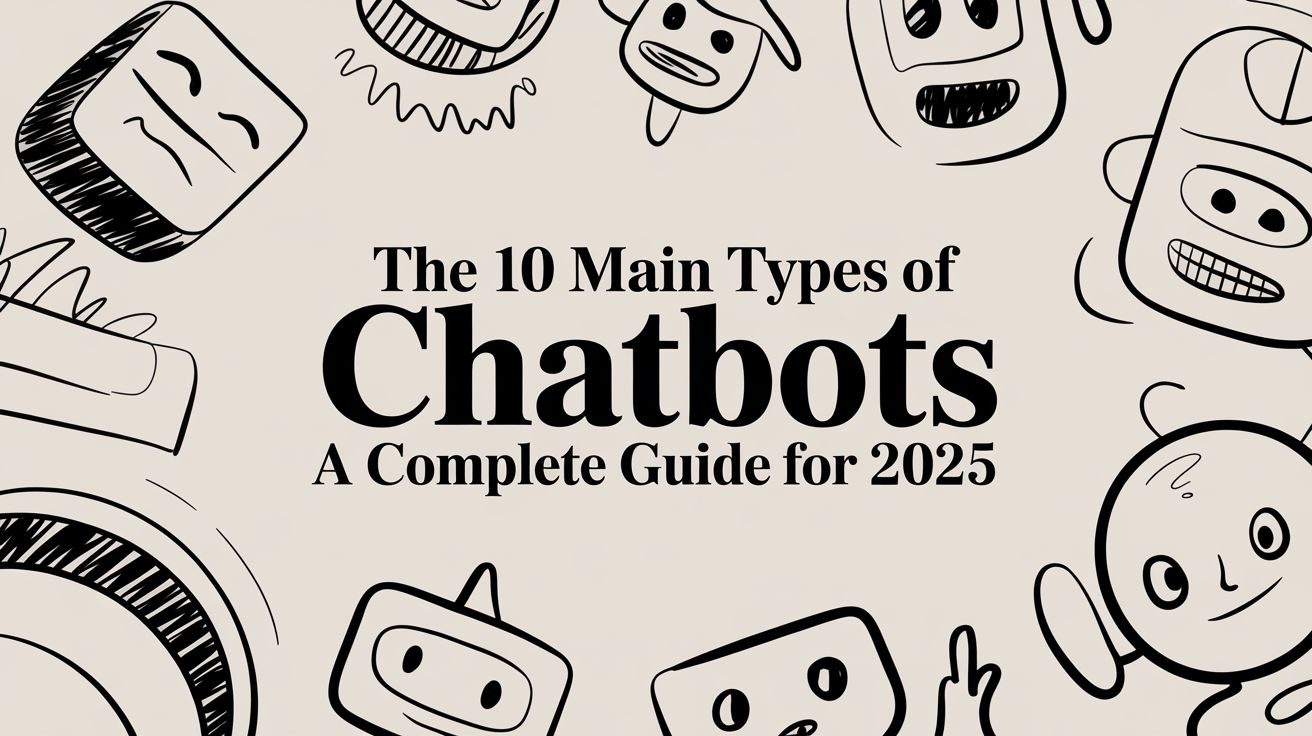 The 10 Main Types of Chatbots: A Complete Guide for 2025