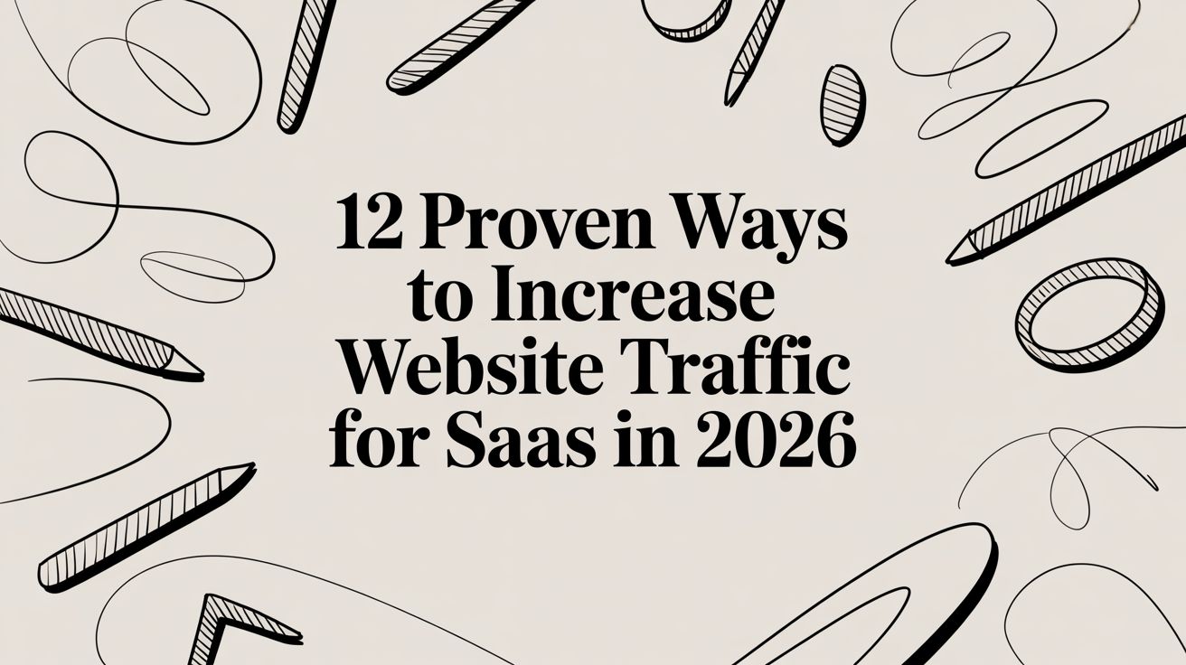 12 Proven Ways to Increase Website Traffic for SaaS in 2026
