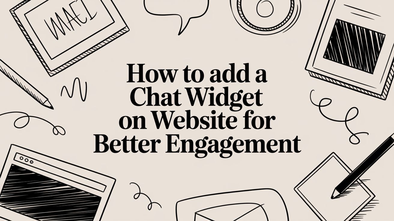 How to Add a Chat Widget on Website for Better Engagement