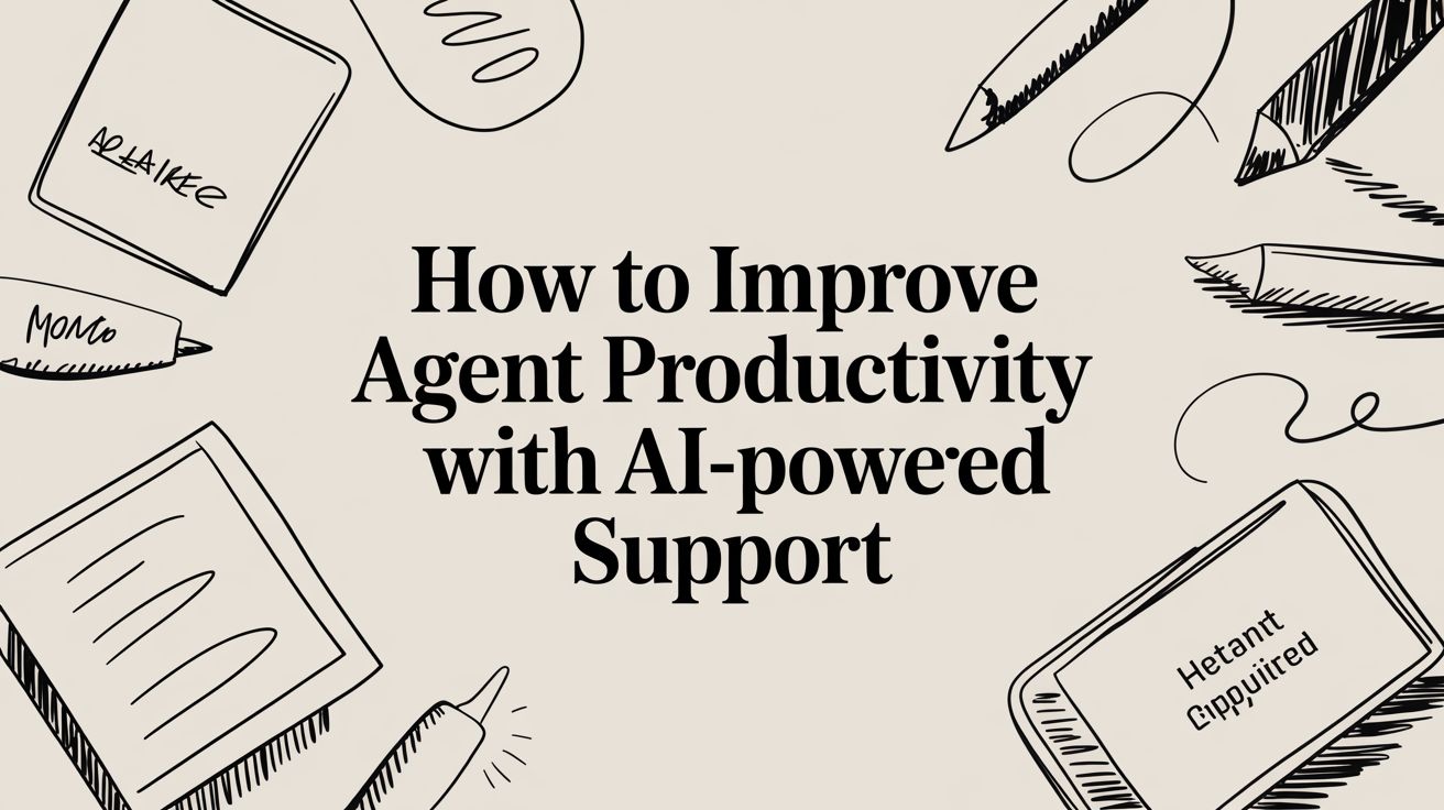 How to Improve Agent Productivity with AI-Powered Support