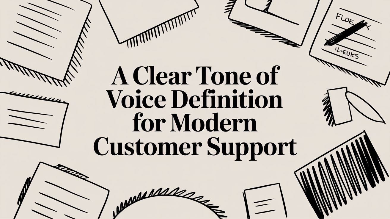 A Clear Tone of Voice Definition for Modern Customer Support