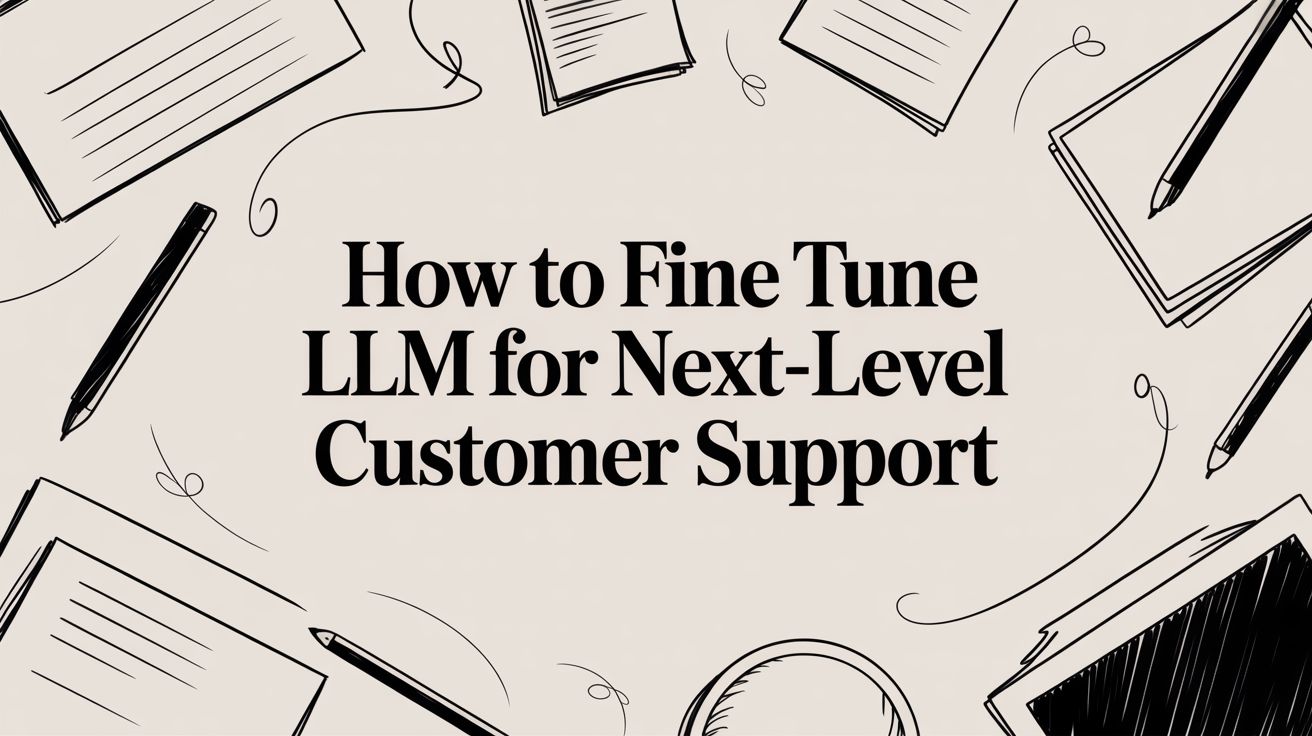 How to Fine Tune LLM for Next-Level Customer Support