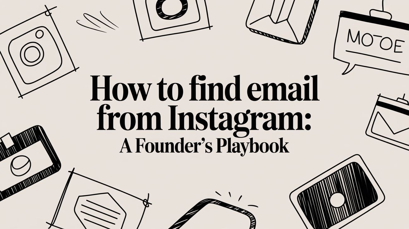 How to find email from instagram: A Founder's Playbook