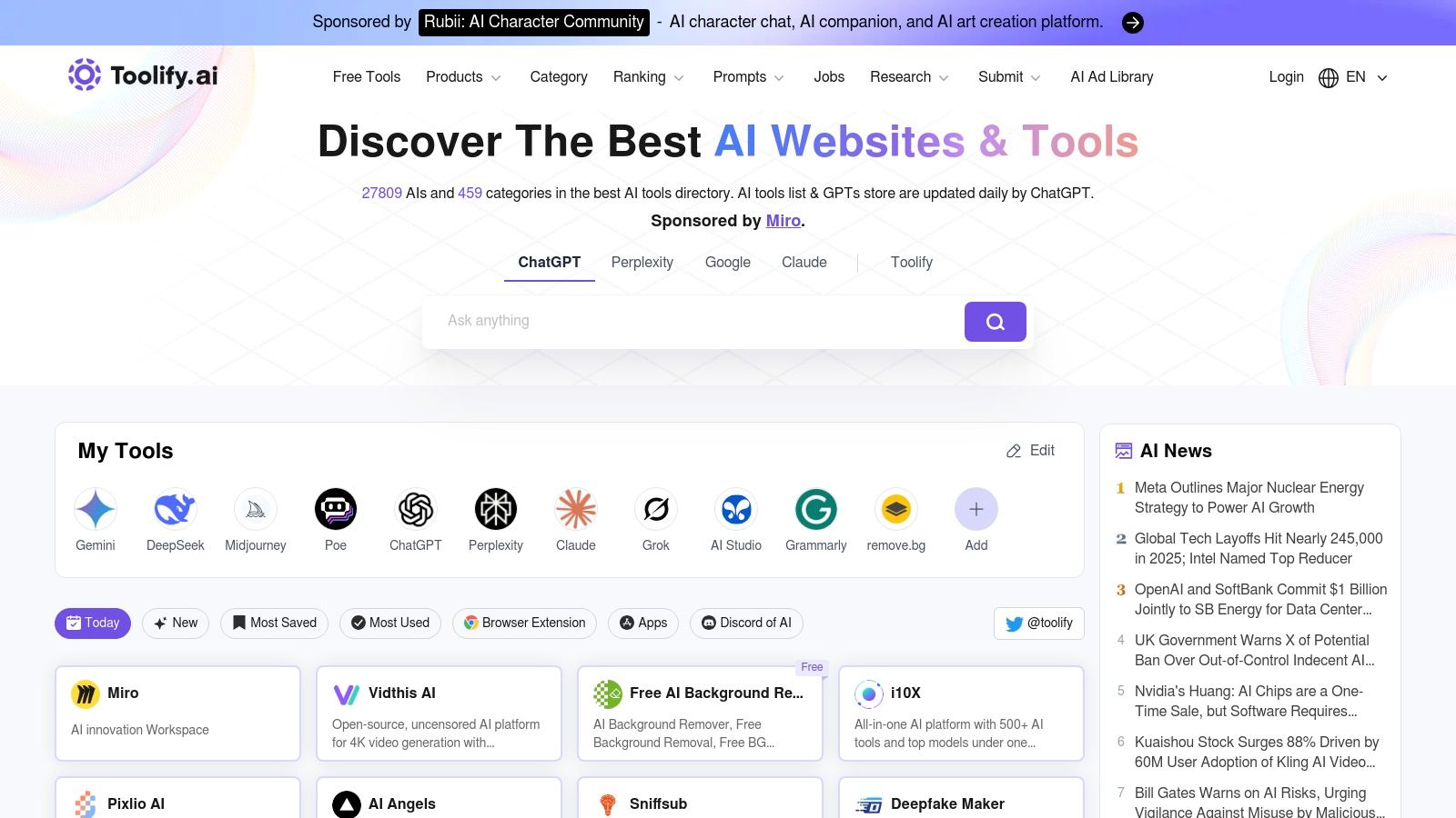 Toolify.ai — AI Tools Directory