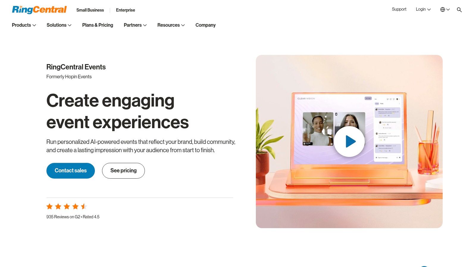 RingCentral Events (formerly Hopin Events)