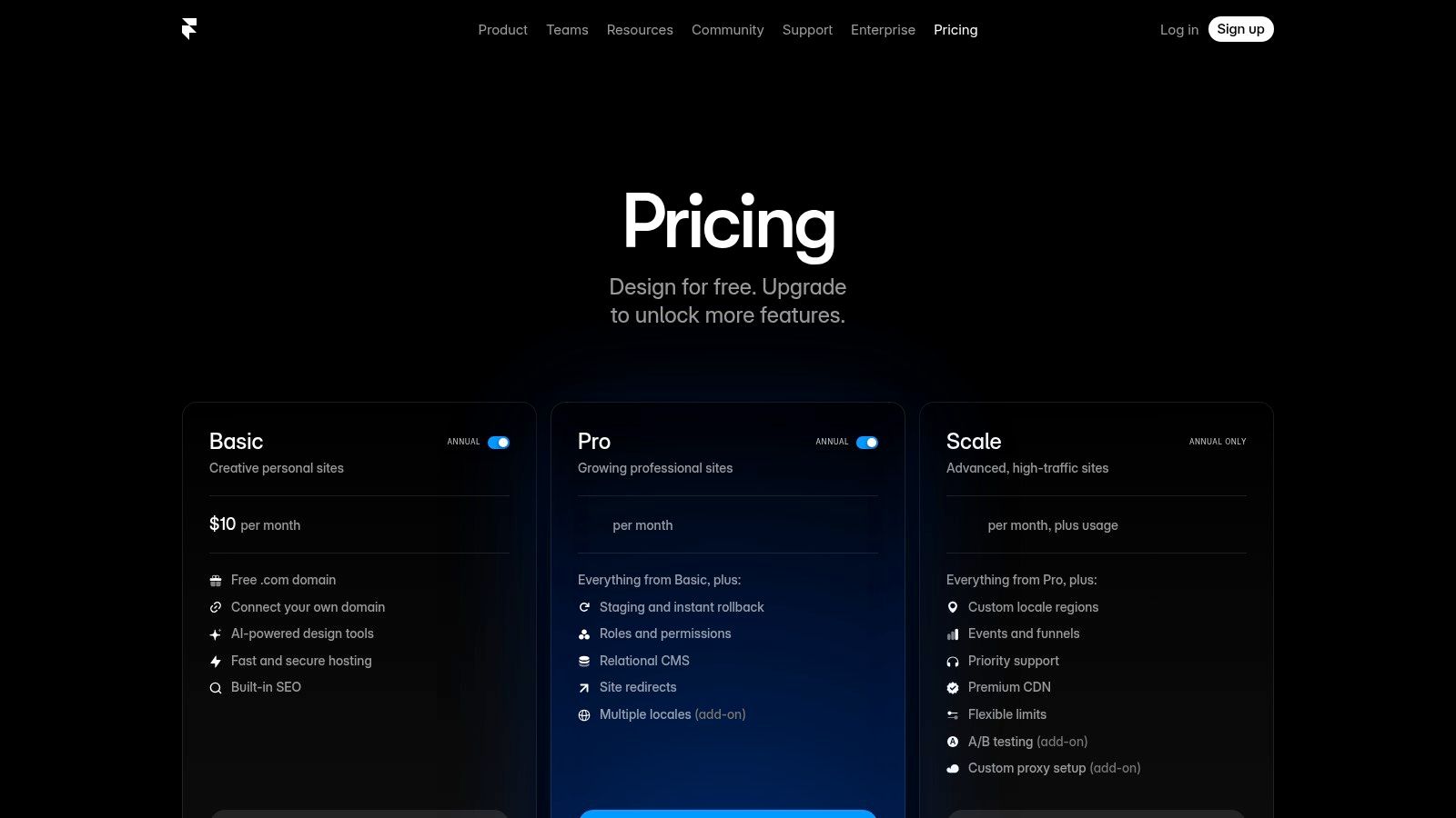 Framer (Framer Sites)