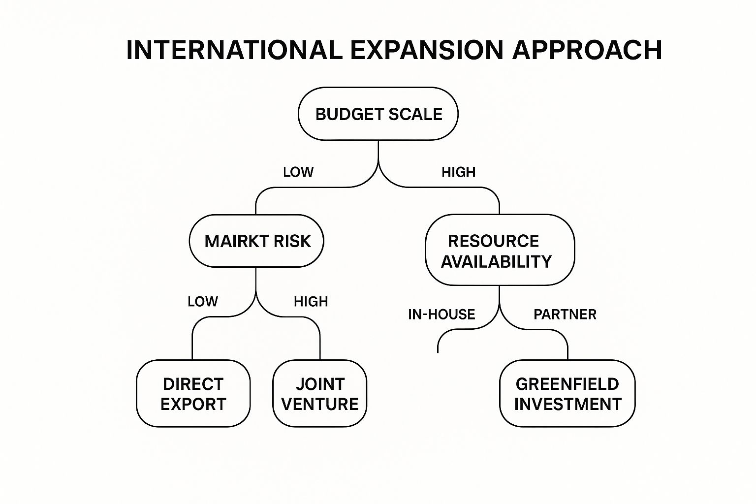 Infographic about international expansion strategy
