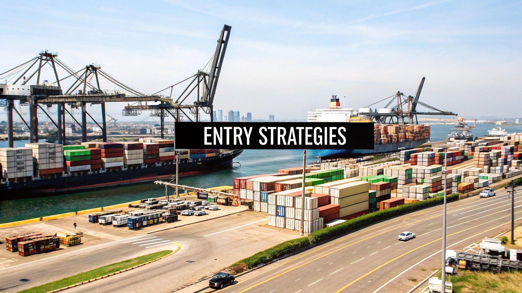 A business person navigates a complex maze, representing the risks in an international expansion strategy.