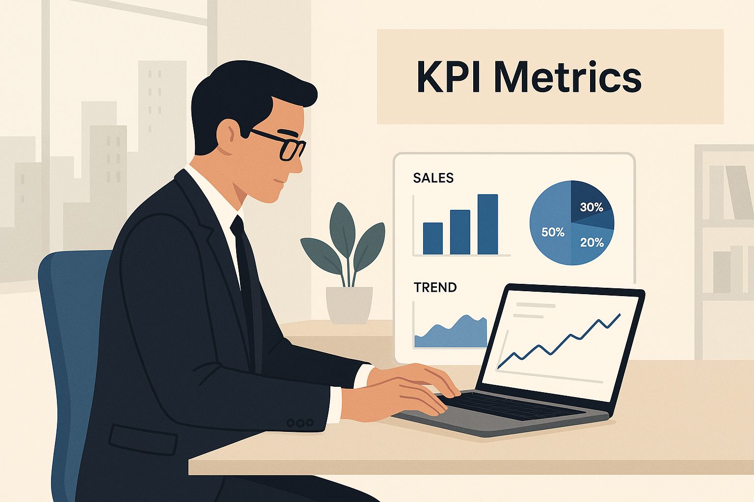 Infographic about tracking sales performance