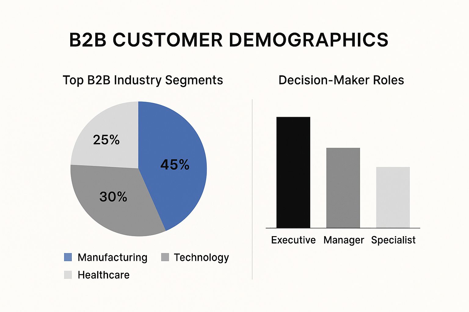 Infographic about b2b customer research