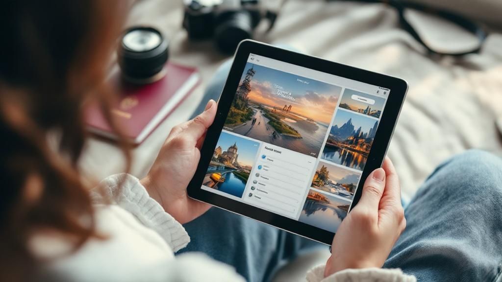 Digital Travel Journal Example