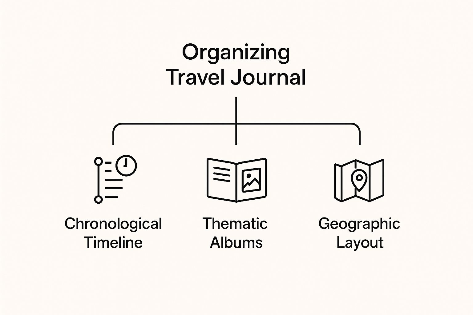 Infographic about digital travel journal