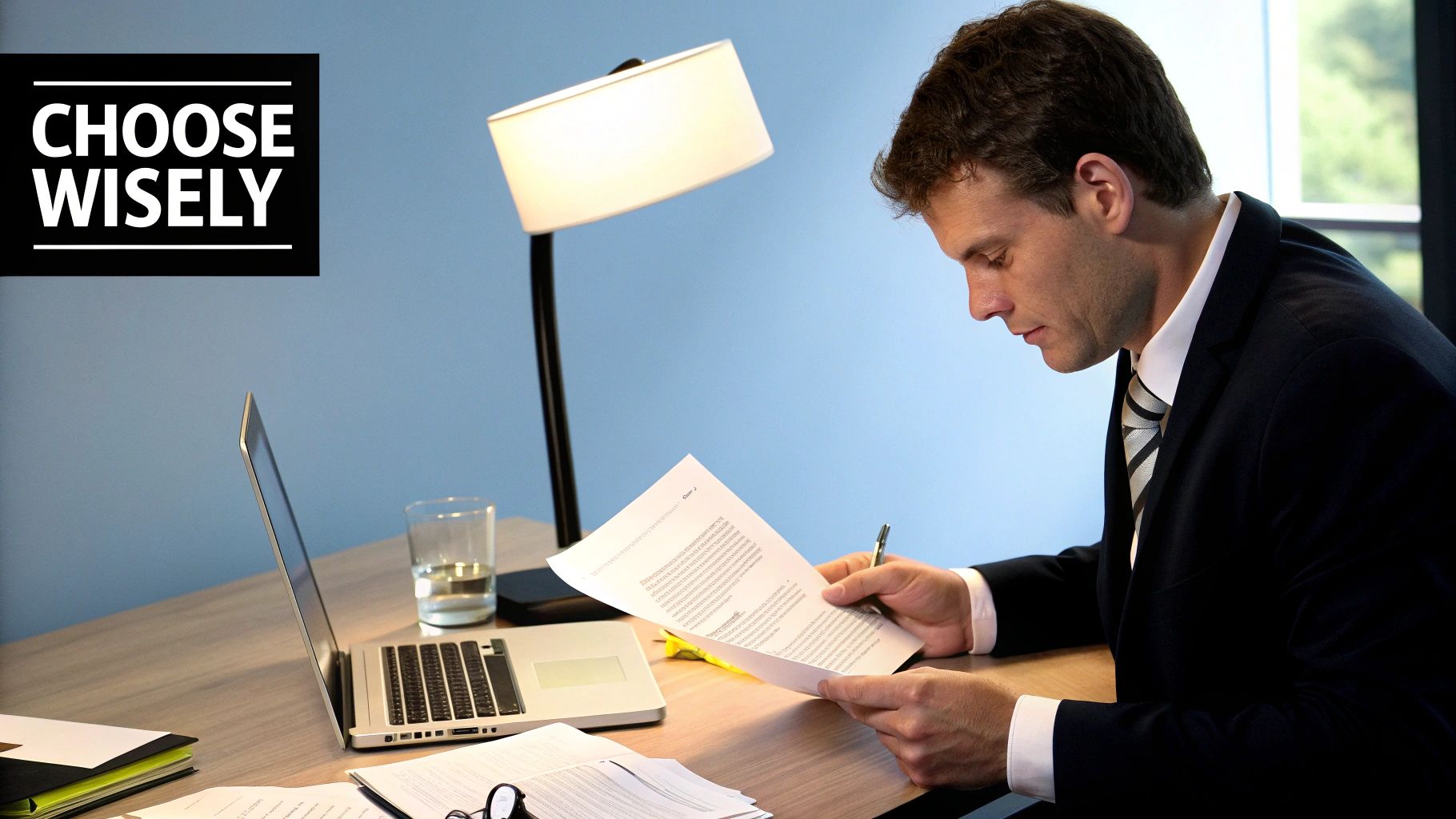 A magnifying glass hovering over a map of London