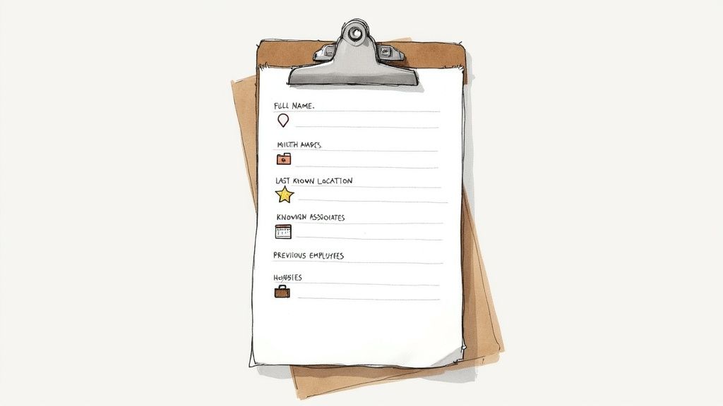 A magnifying glass hovering over a computer keyboard, symbolizing a digital search