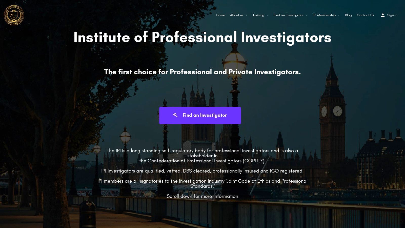 Institute of Professional Investigators (IPI)